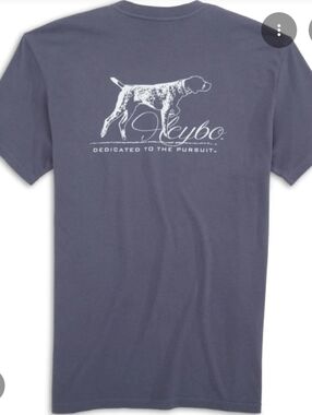 NWT Heybo Vintage Pointer Tee In Crown Blue